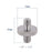 F004 1 / 4 inch to 1 / 4 inch Threaded Iron Screw Adapter Camera Tripod Mounting Double Head Screw Converter - 3