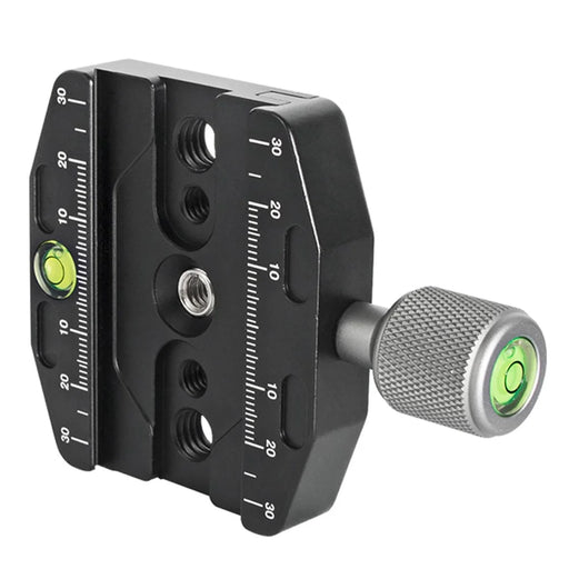 BEXIN QR-70N Aluminum Alloy SLR Camera Tripod Mounting Adapter Gimbal Quick Release Plate Base - 2