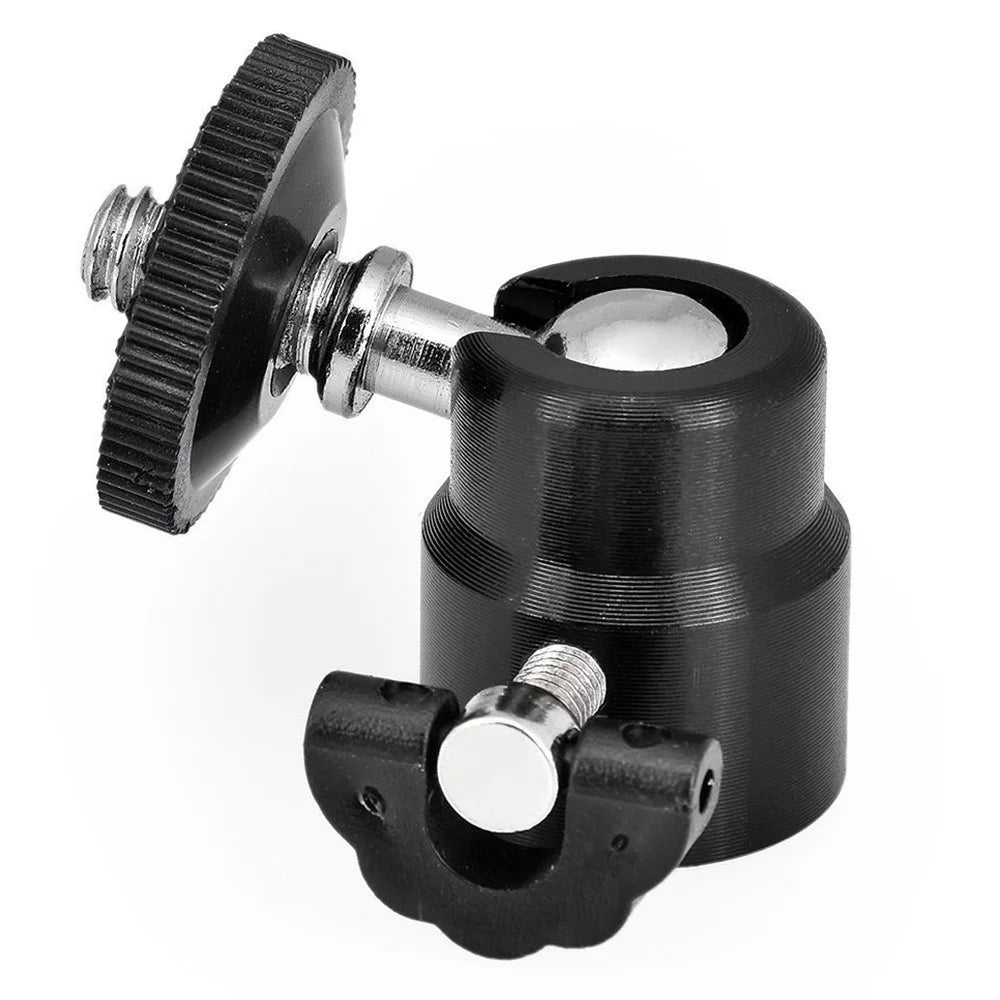C008 Mini Gimbal Mount for Tripod, Aluminum Alloy+PC Camera Rotating Ball Gimbal with 1 / 4" Screw Mount - 1
