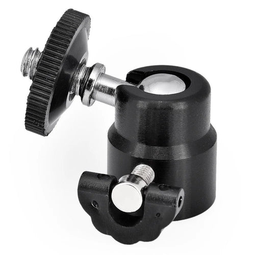 C008 Mini Gimbal Mount for Tripod, Aluminum Alloy+PC Camera Rotating Ball Gimbal with 1 / 4" Screw Mount - 1