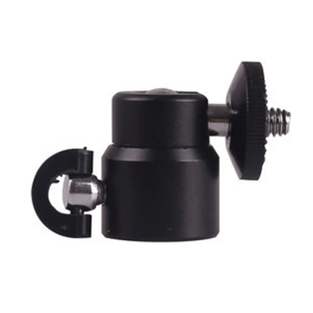 C008 Mini Gimbal Mount for Tripod, Aluminum Alloy+PC Camera Rotating Ball Gimbal with 1 / 4" Screw Mount - 3