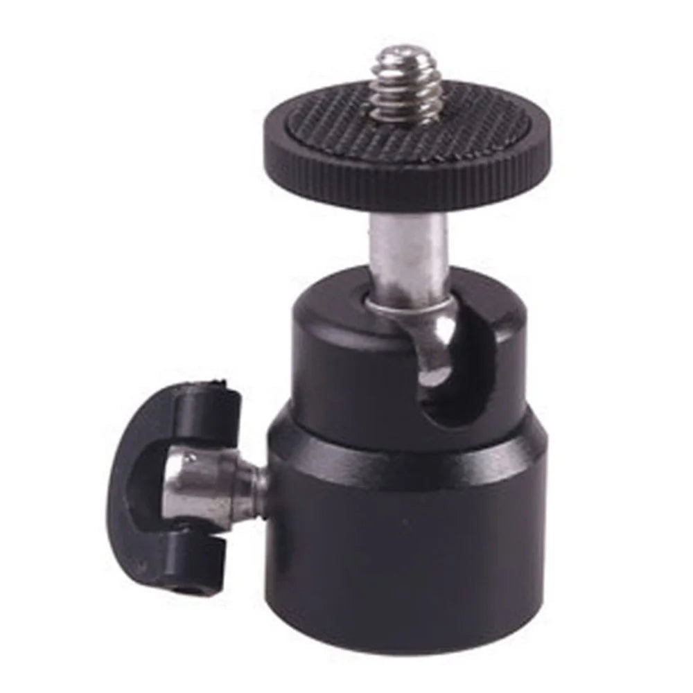 C008 Mini Gimbal Mount for Tripod, Aluminum Alloy+PC Camera Rotating Ball Gimbal with 1 / 4" Screw Mount - 4