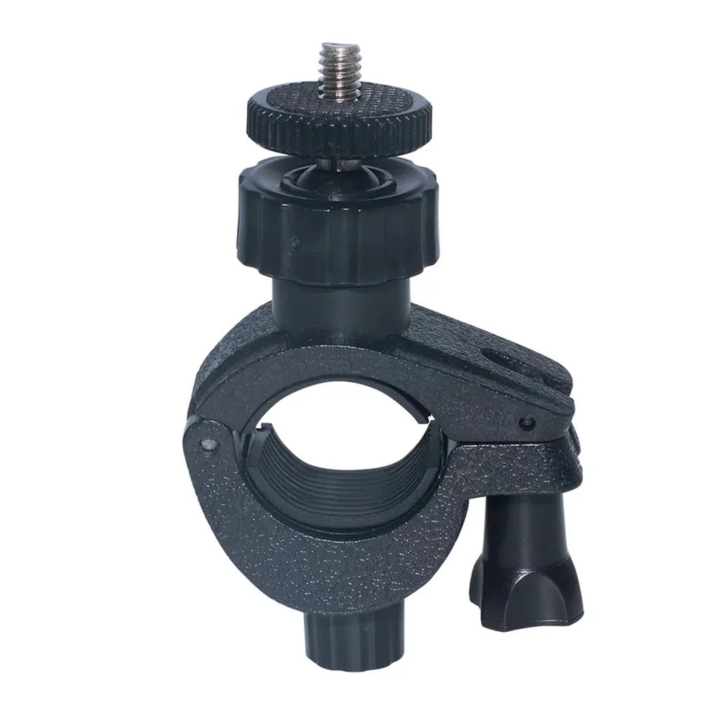 J030 O-Shape ABS Bike Bracket Bicycle Mount Holder for GoPro Hero Action Cameras Multifunction Motorcycle Clip Mount - 6
