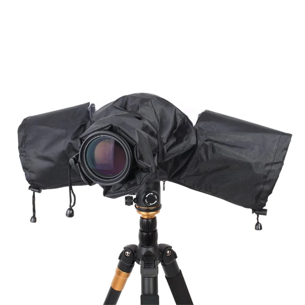 396 Rain Cover Raincoat Waterproof Protection Case for Camera Medium Telephoto Lens - 4