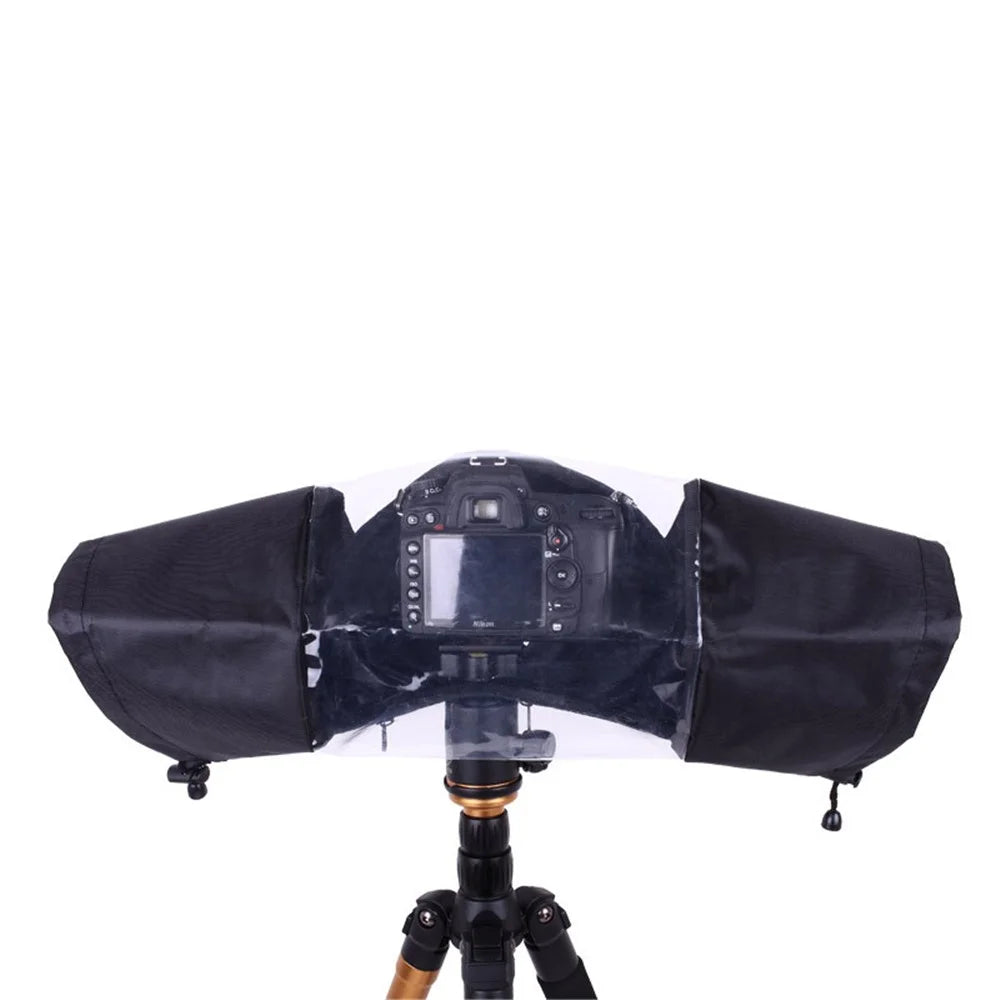 396 Rain Cover Raincoat Waterproof Protection Case for Camera Medium Telephoto Lens - 5