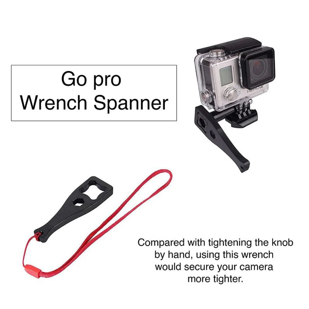 20-in-1 for GoPro Action Camera Accessories Kit Outdoor Sports Chest Wrist Strap Headband Tripod Mount Parts Set - 3