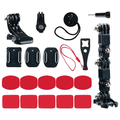 19-in-1 for GoPro Action Camera Motorcycle Helmet Chin Mount Bracket Accessories Set - 1