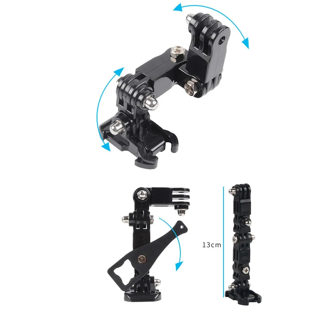 19-in-1 for GoPro Action Camera Motorcycle Helmet Chin Mount Bracket Accessories Set - 6