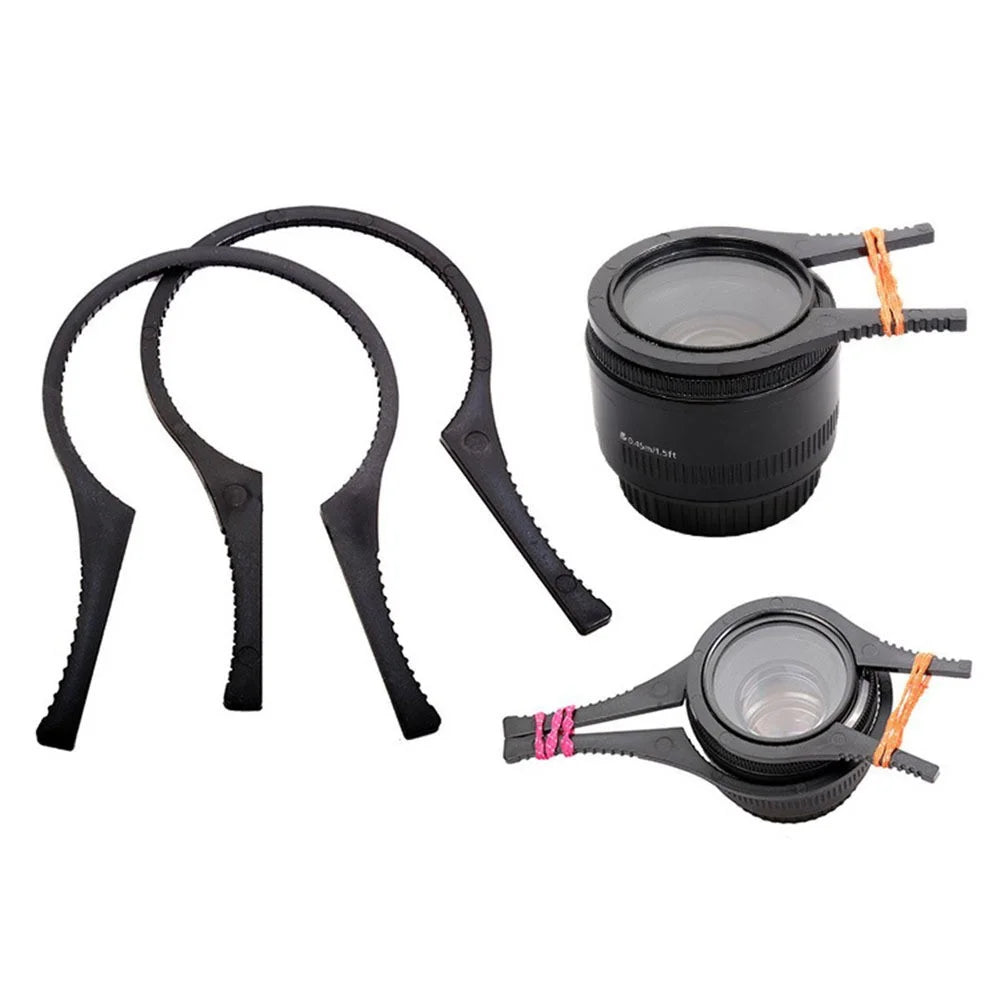 LJ1173 2Pcs for 67mm-77mm Caliber Lens Filter UV Lens Plastic Removal Wrench Camera Lens Filter Clamps - 3