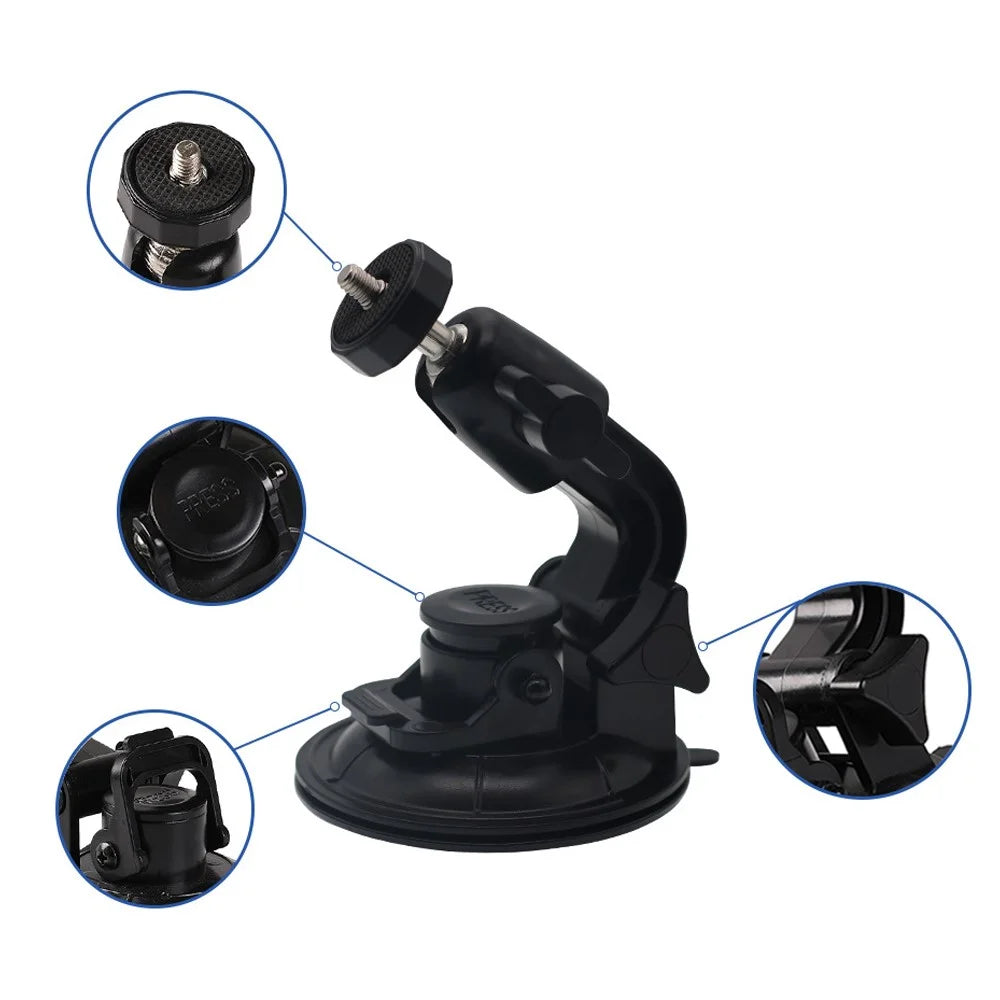 G097 95cm Suction Cup Mount 1 / 4 Standard Screw Action Camera Holder Bracket for GoPro - 4