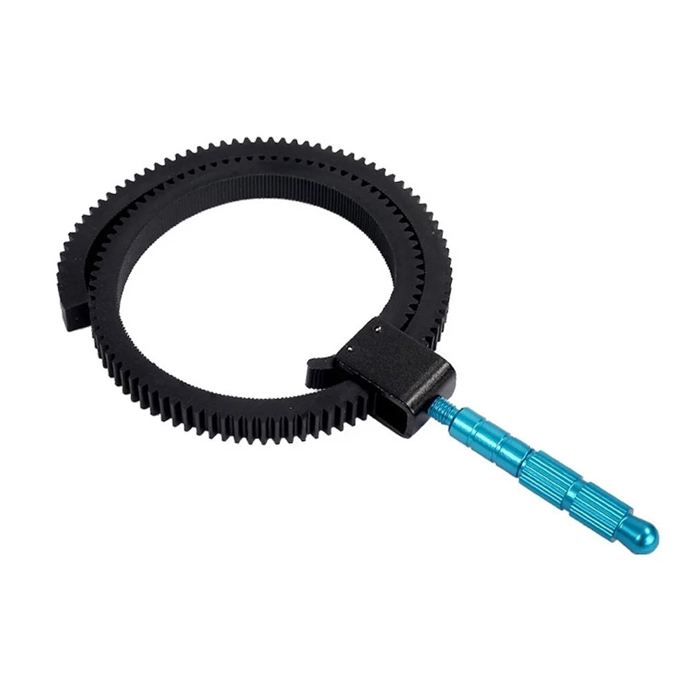 LJ65 Flexible Gear Belt for Digital SLR Cameras Accessories Follow Focus Gear Ring 49mm to 82mm Adjustable - 2