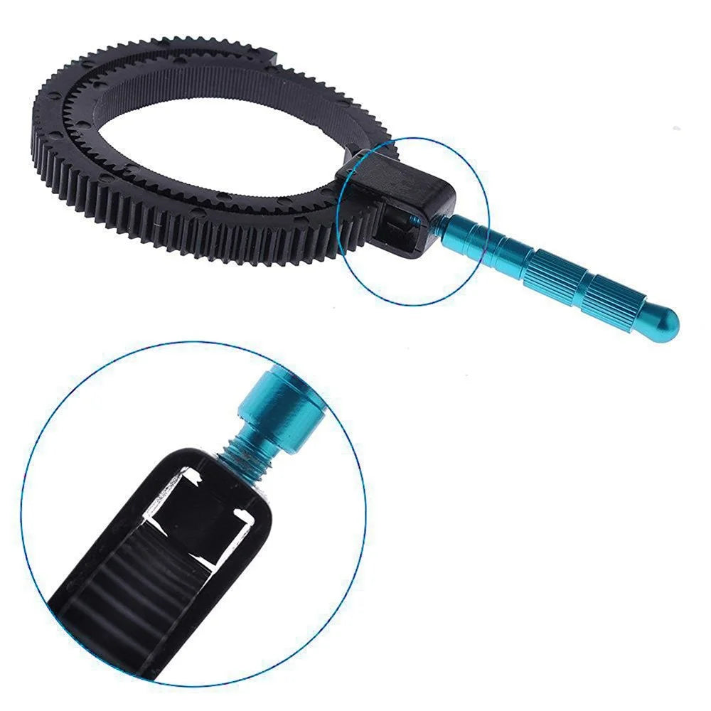 LJ65 Flexible Gear Belt for Digital SLR Cameras Accessories Follow Focus Gear Ring 49mm to 82mm Adjustable - 6