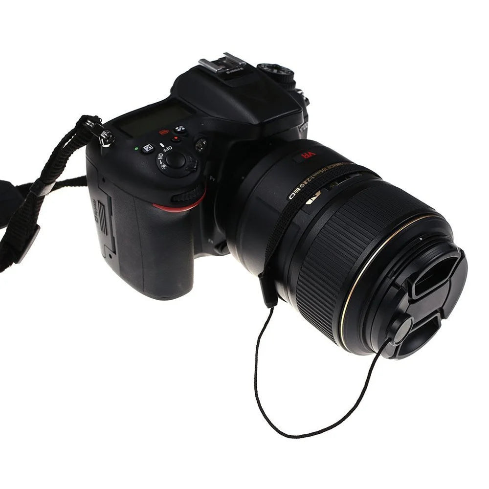 1718 Camera Lens Cap Keeper Holder Rope Prevent Lens Cap Lost for Canon Nikon Sony DSLR SLR Camera - 3