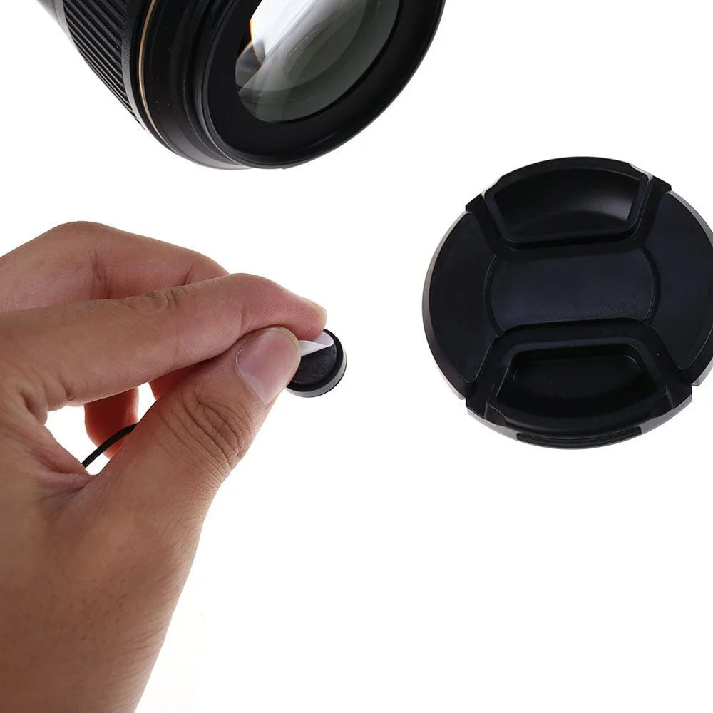 1718 Camera Lens Cap Keeper Holder Rope Prevent Lens Cap Lost for Canon Nikon Sony DSLR SLR Camera - 5