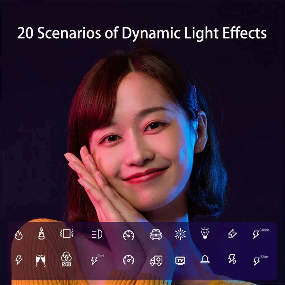 VRIG FD 140 RGB Fill Light for Photography Rotary Button Adjustable Pocket Light Full Screen Portable RGB Fill Light - 6