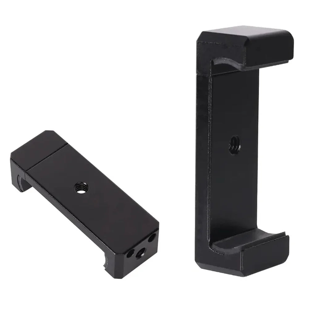W004 Tripod Adapter Phone Mount Aluminium Alloy Expandable Phone Clip Holder Grip Stand - 6
