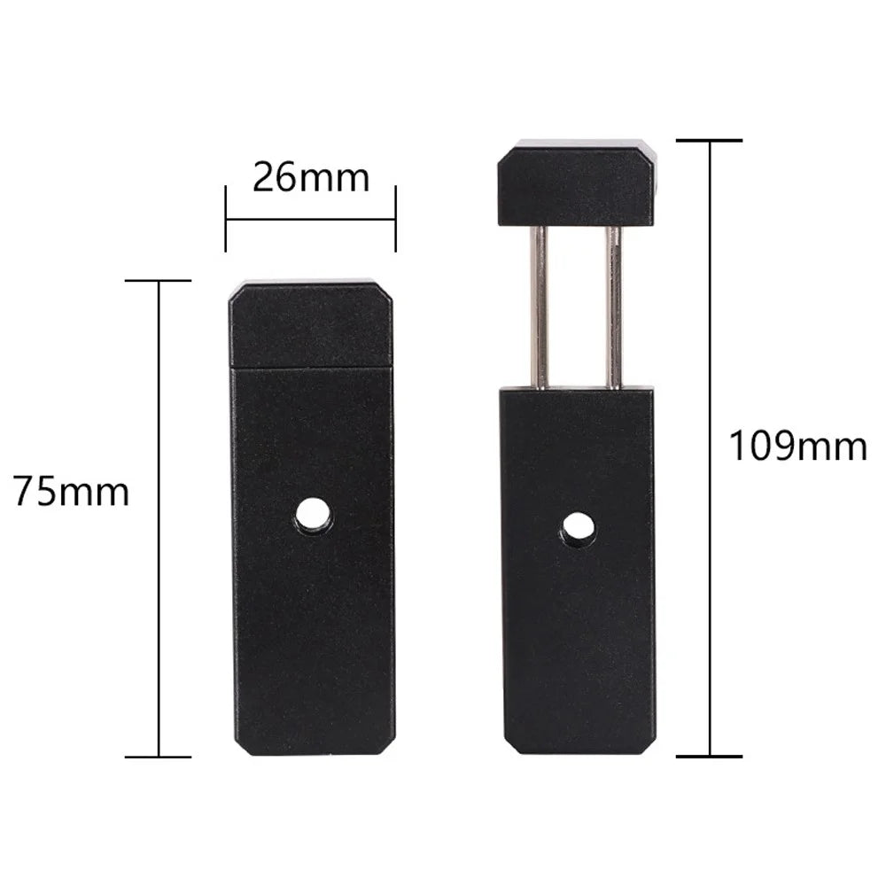 W004 Tripod Adapter Phone Mount Aluminium Alloy Expandable Phone Clip Holder Grip Stand - 7