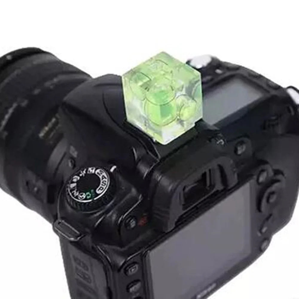 H02 Camera Hot Shoe 3D Level Balancing Bead for SLR Camera Hot Shoe Bubble Level - 2