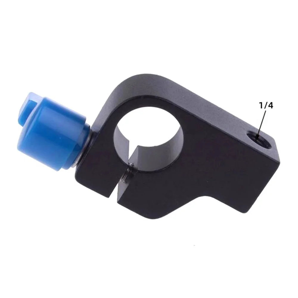 F189 1 / 4" Screw Thread Mount 15mm Rod Clamp Holder for DSLR Camera Rig Rail Magic Arm Support - 4