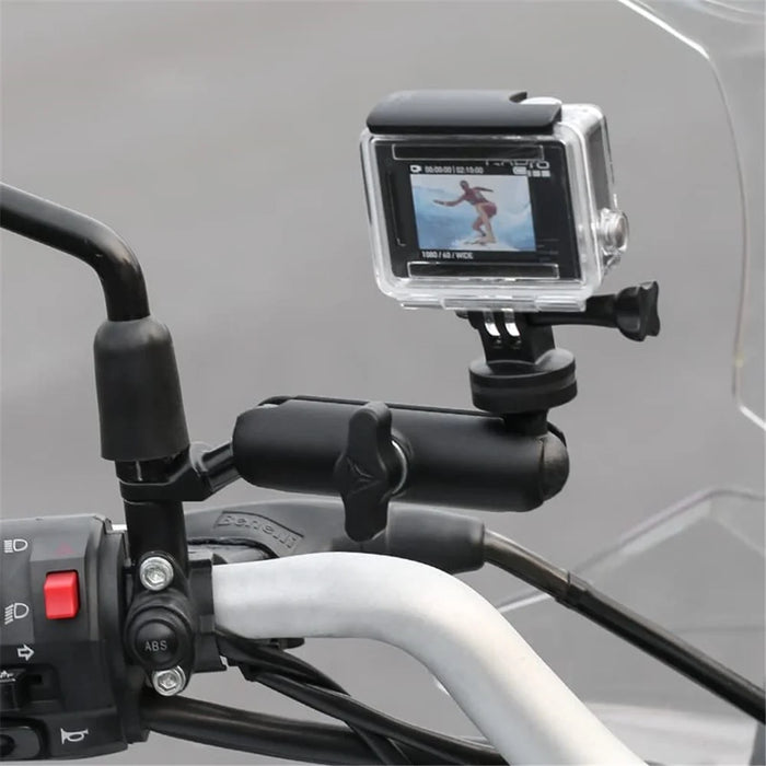 For GoPro Motorcycle Bicycle Holder Handlebar Mount Bracket Action Camera Accessories - 3