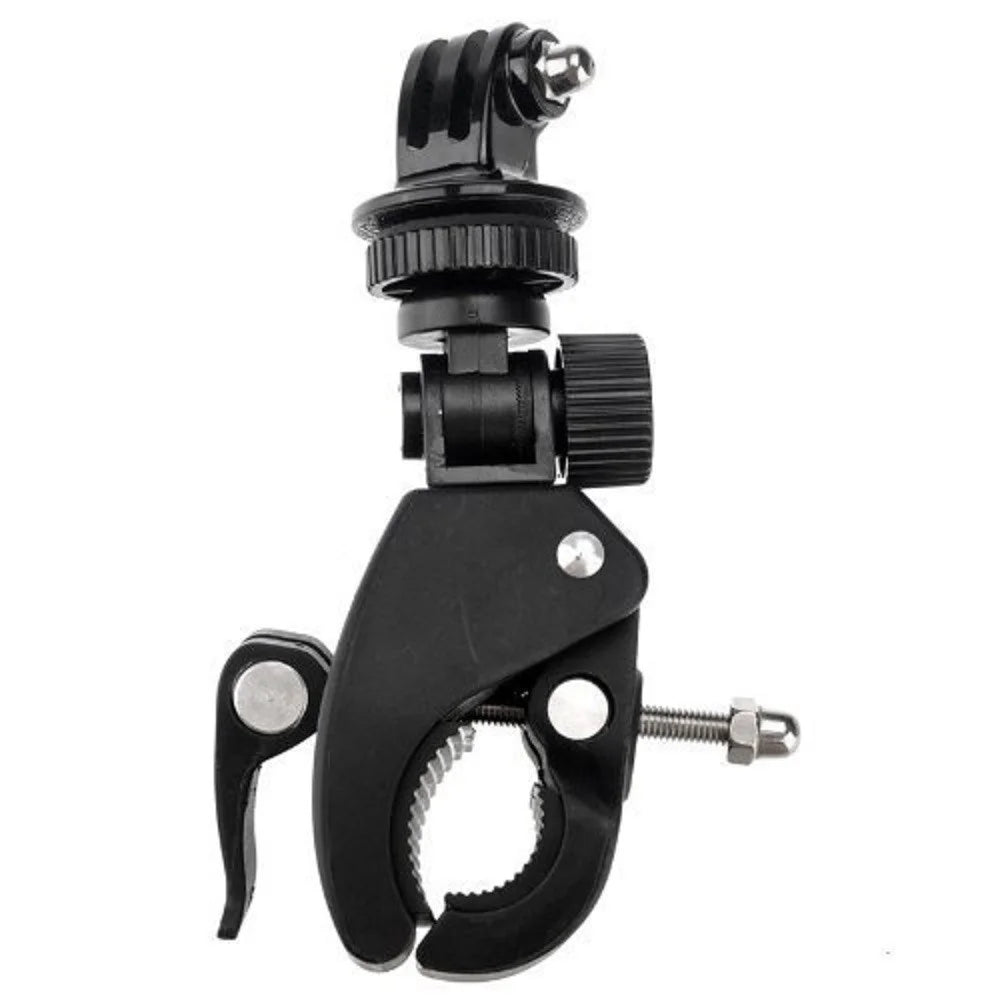 7035 Bike Bicycle Handlebar Mount Clamp 180 Degree Rotation Clip for GoPro Hero 10 9 8 7 6 5 4 3 Camera - 1