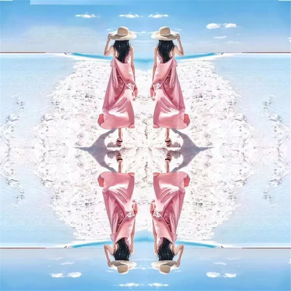 Mobile Phone Photography Reflection Mirror Outdoor Travel Photo Reflection Effect Auxiliary Tool with Clip for Cell Phone - Black - 2