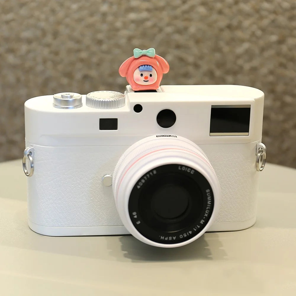 Resin+PVC Cute Cartoon Hot Shoe Protection Cover SLR Camera Dustproof Hot Shoe Cap - Animal Girl / Orange Red - 2