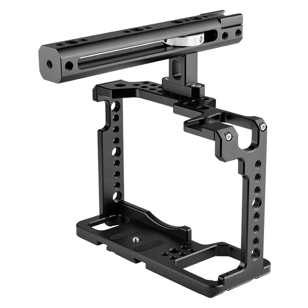 YELANGU C18-B For Panasonic S1 / S1H / S1R Camera Protection Frame Aluminum Alloy Housing Cage with Handle Grip - 2