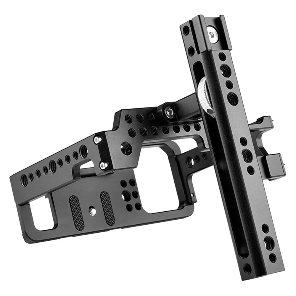 YELANGU C18-B For Panasonic S1 / S1H / S1R Camera Protection Frame Aluminum Alloy Housing Cage with Handle Grip - 4