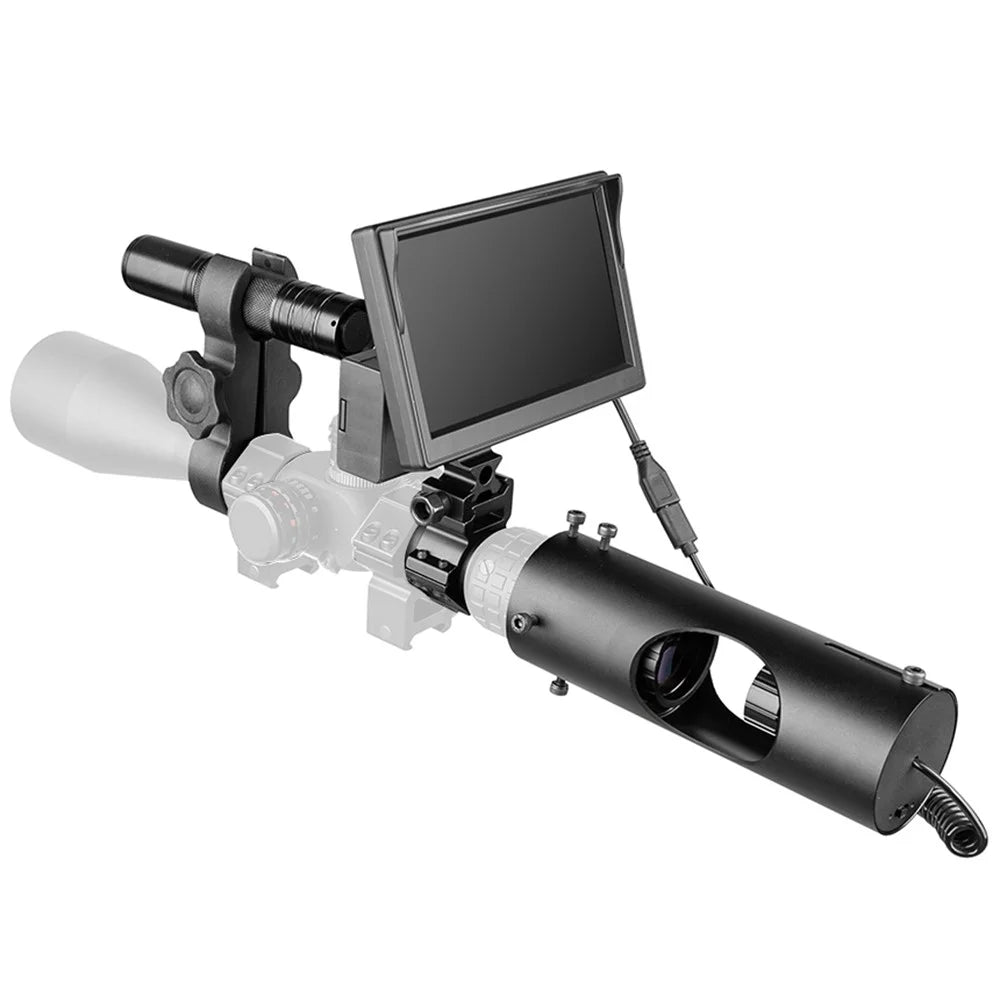 G1 5-inch Screen Digital Night Vision Set with Flashlight, Camera Lens, Mount Bracket Infrared Night Vision (No Battery) - 1