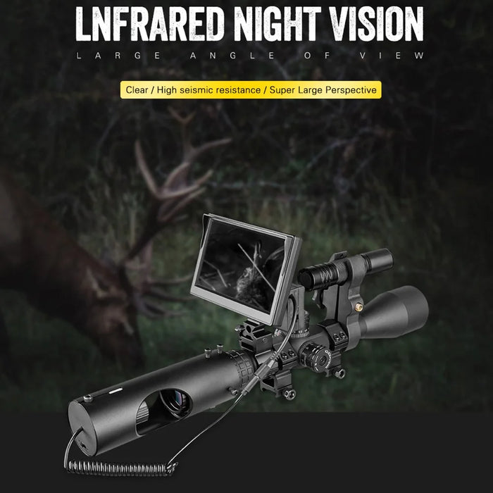 G1 5-inch Screen Digital Night Vision Set with Flashlight, Camera Lens, Mount Bracket Infrared Night Vision (No Battery) - 2