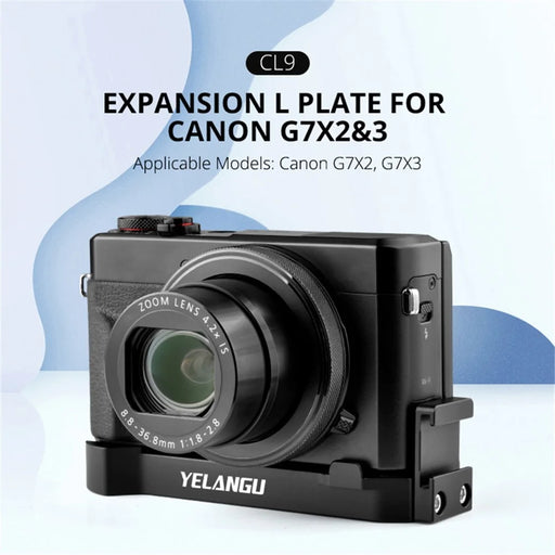 YELANGU CL9 For Canon G7X2 / G7X3 Lightweight Aluminum Alloy Expansion L Plate with Wrench - 2