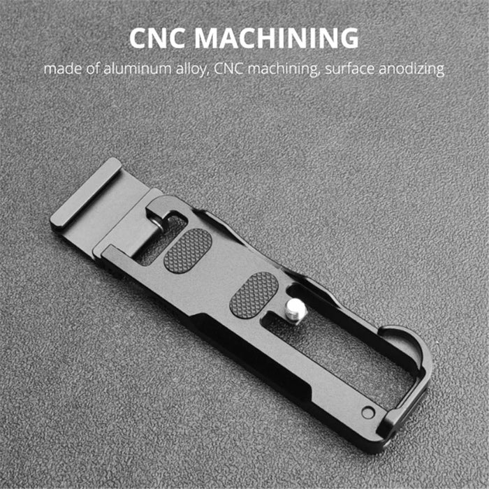 YELANGU CL12 For Sony ZV-1 Aluminum Alloy Camera Base Plate with Anti-slip Rubber Pad - 5