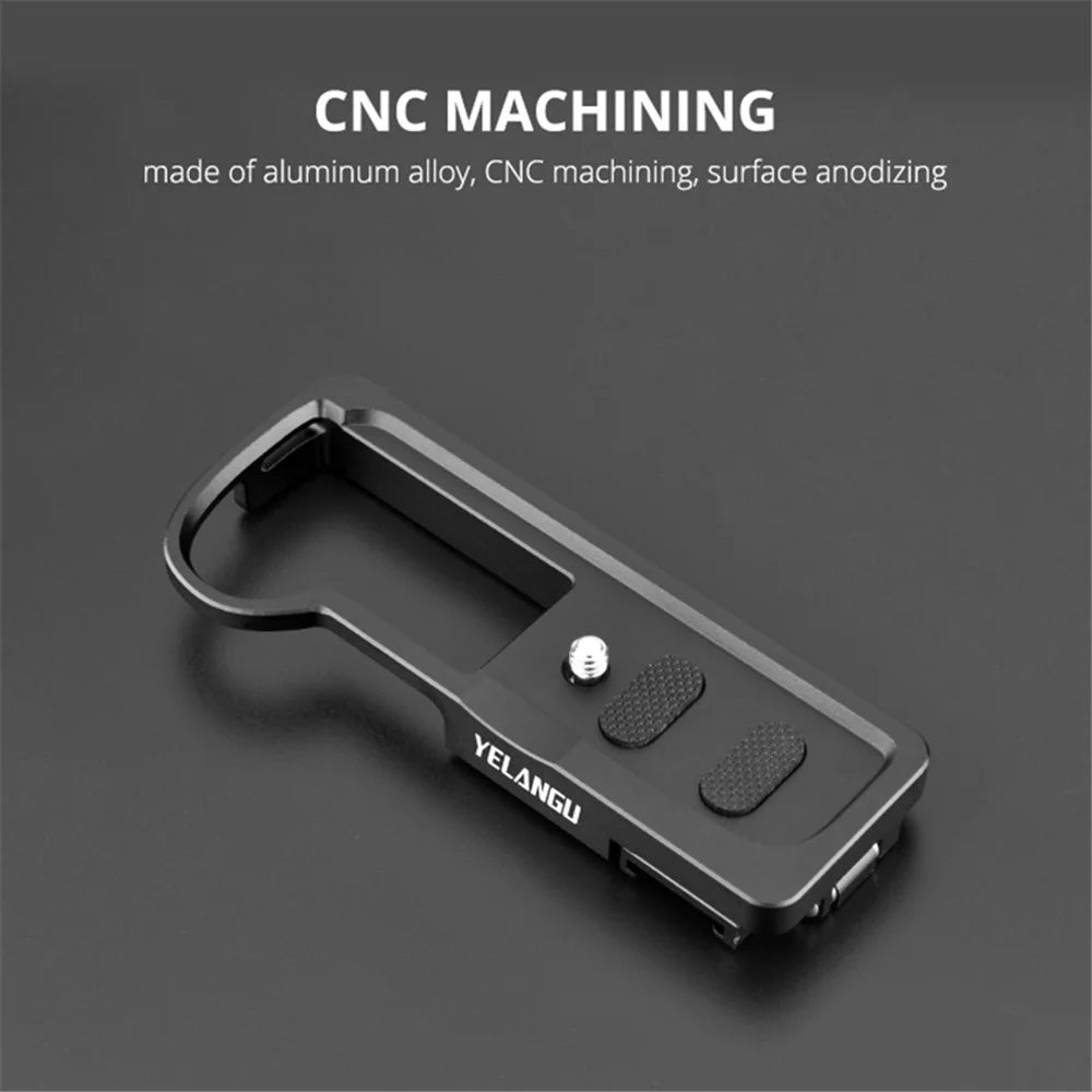 YELANGU CL13 For Canon M50 CNC Aluminum Alloy Camera Base Plate with Battery Opening - 5