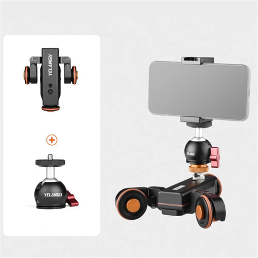 YELANGU L4X-BC Video Camera Dolly 3-Speed Motorized Electric Track Rail Slider Dolly Car for DSLR Camera  /  Camcorder - 2