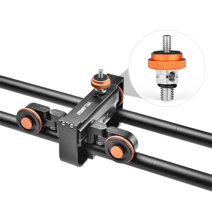 YELANGU L4X-BC Video Camera Dolly 3-Speed Motorized Electric Track Rail Slider Dolly Car for DSLR Camera  /  Camcorder - 5