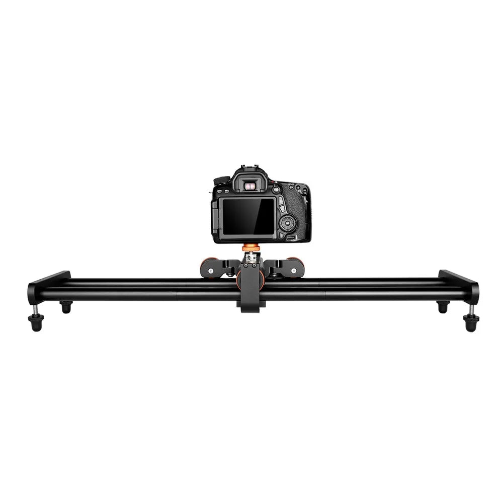 YELANGU L4X-BE Camera Dolly + Camera Slider Set 3-Speed Electric Dolly Car with 60cm Aluminum Alloy Track Rail and Remote - 2