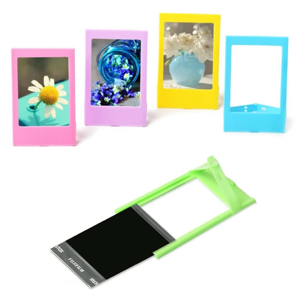9-in-1 Accessories Kit for FujiFilm Instax Mini 12 / 11 / 9 Include Case / Album / Frames / Stickers / Pen Marker - Purple - 2
