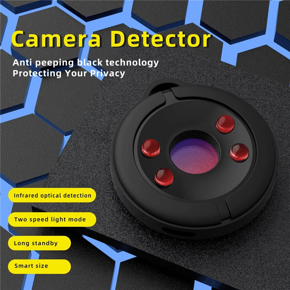 S600 Mini Travel Hotel Dressing Room Camera Finder Infrared Sensing Hidden Camera Detector - Black - 3