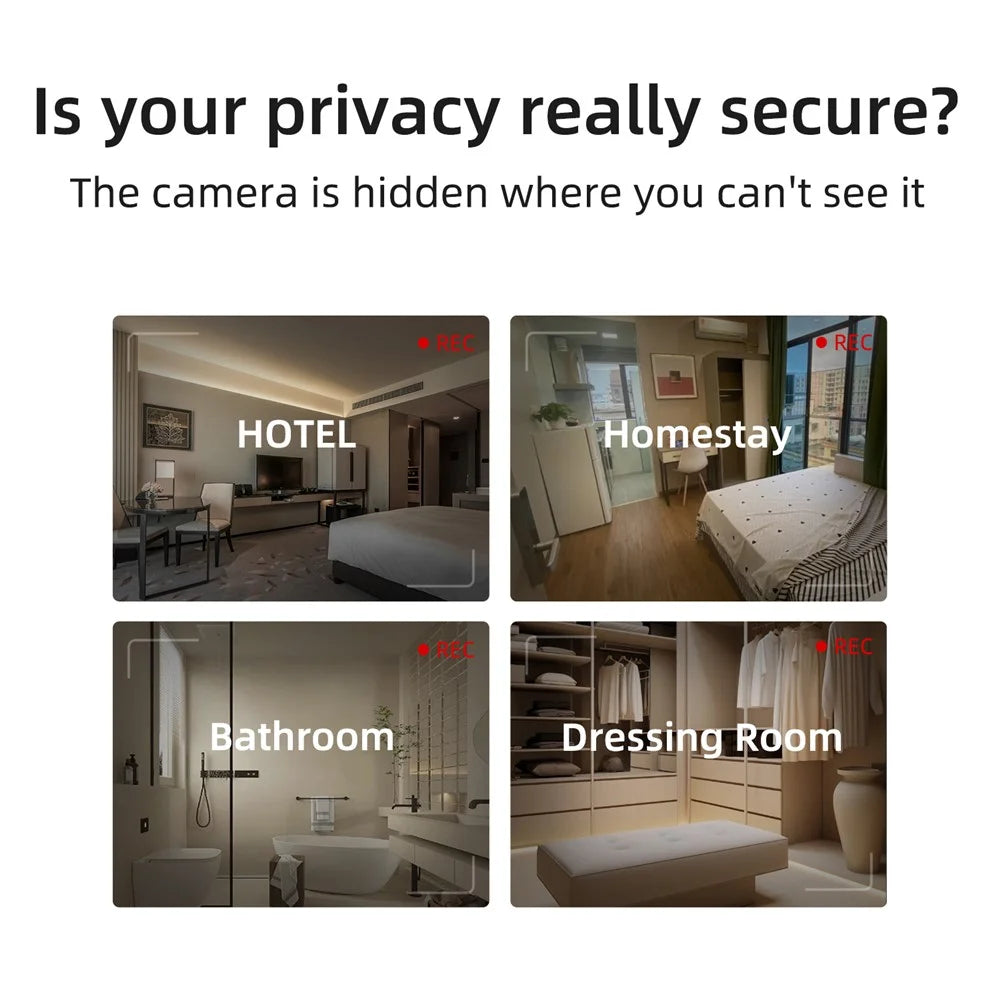 S600 Mini Travel Hotel Dressing Room Camera Finder Infrared Sensing Hidden Camera Detector - Black - 5