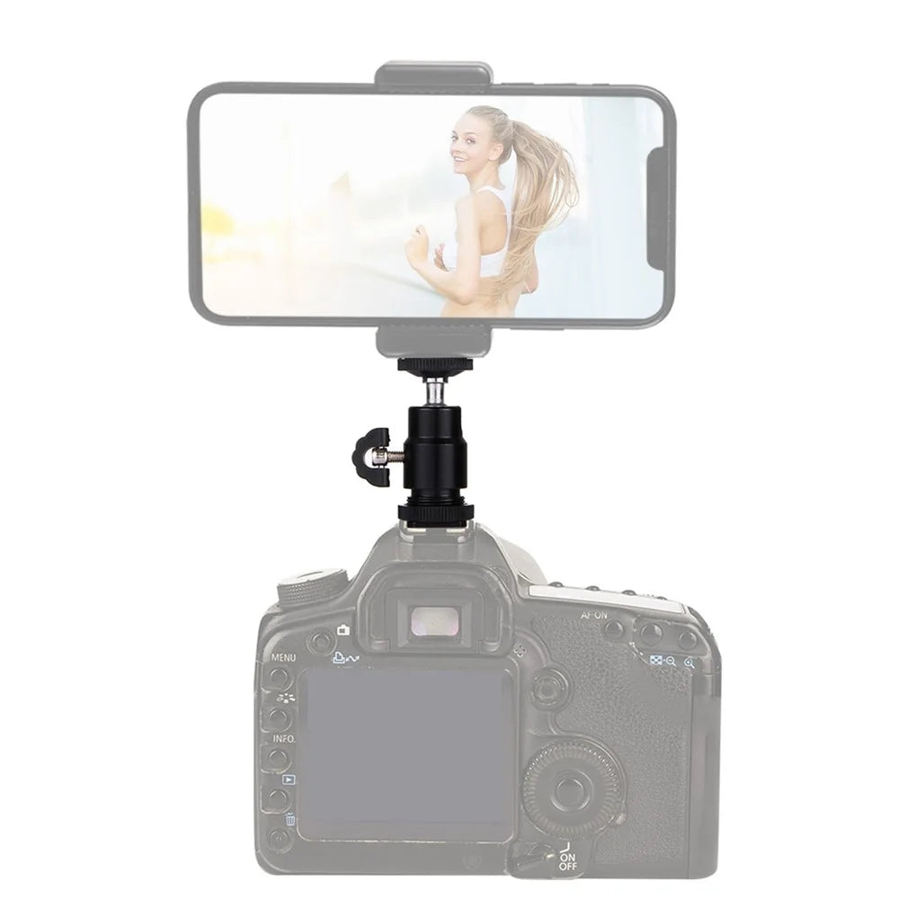 PULUZ PU211 Mini Ball Head Hot Shoe Tripod Head 1 / 4 inch Tripod Screw Head with Lock - 3