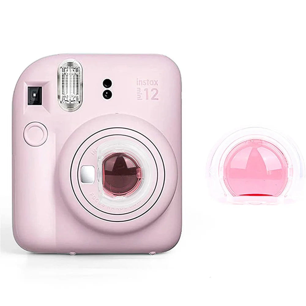 For Instax Mini 12 7-in-1 Accessories Kit Camera Bag Album Photo Frame Stickers Lens Set - Purple - 3