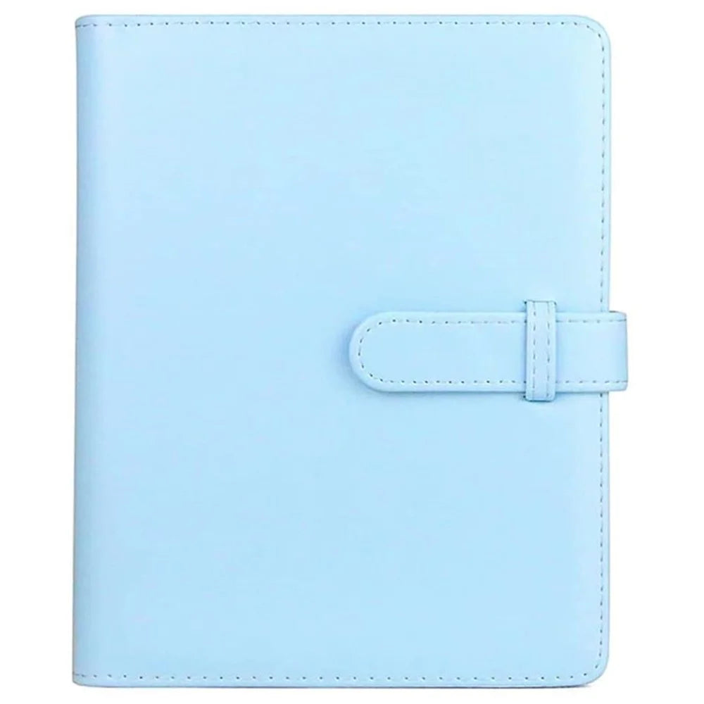 For Instax 3-inch Photos Storage Album 256 Pockets PU Leather Photo Storage Book - Blue - 1