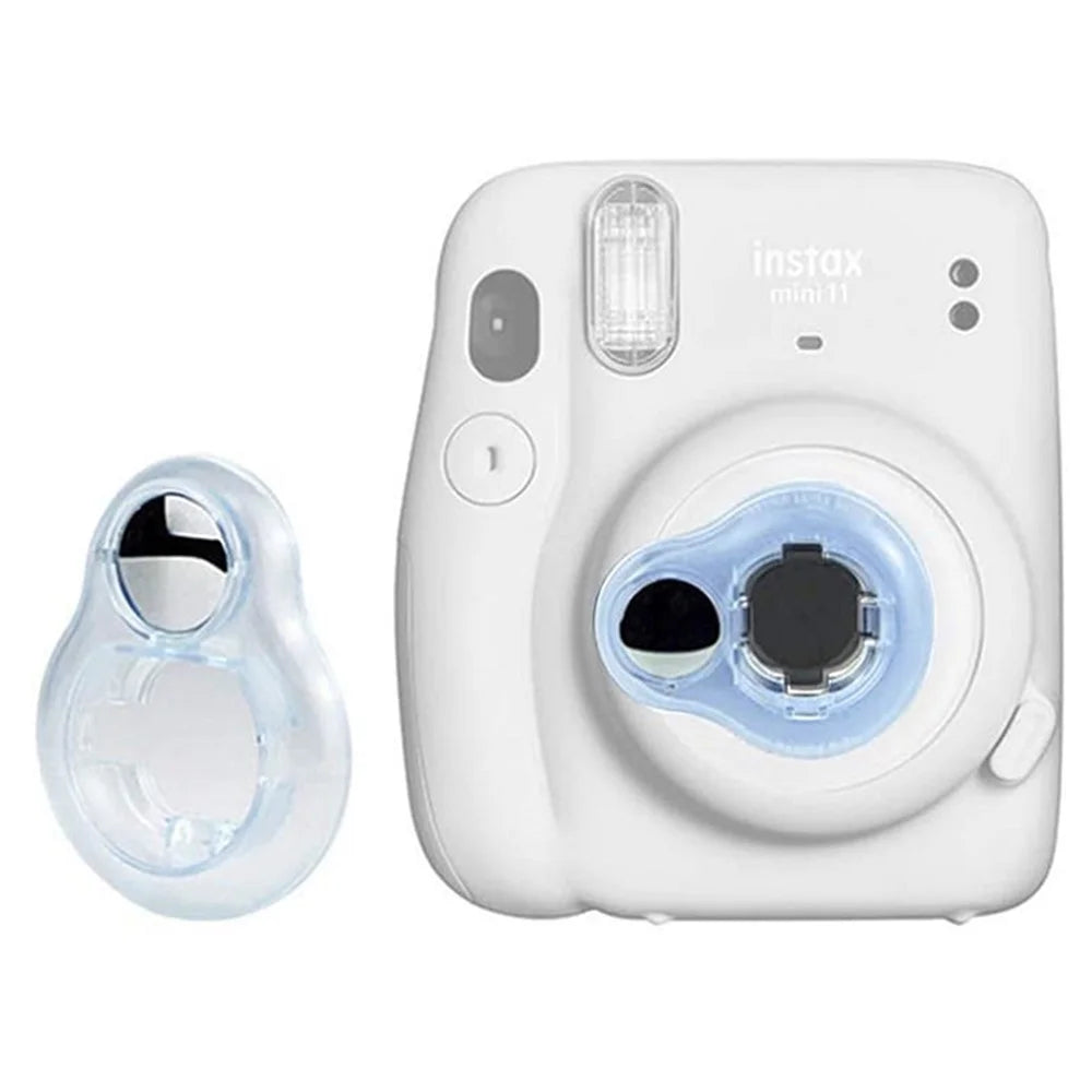 For Fujifilm Instax Mini 11 / 12 Instant Camera Accessories Kit with PU Leather Album, Filters, Photo Frames - Blue - 2