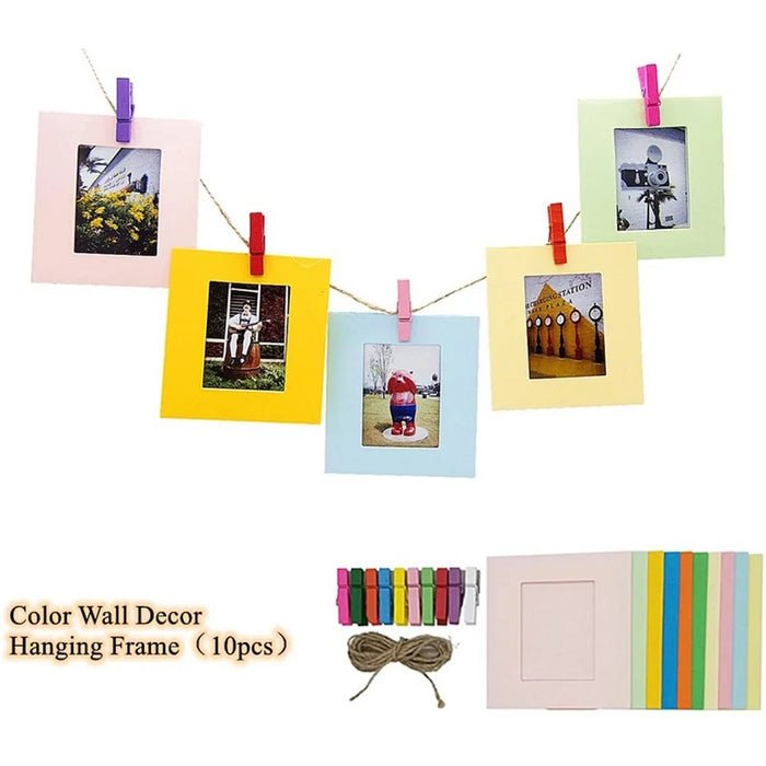 Accessories Kit for Fujifilm Instax Mini 11 / 12 Instant Camera Parts with Carrying Case, Photo Album, Frames, DIY Sticker, Filter - Purple - 4