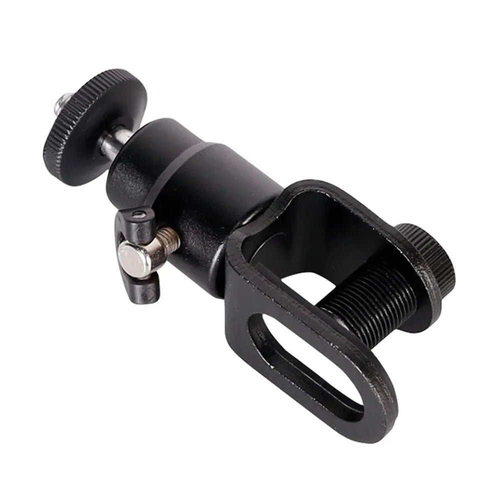 C038 1 / 4" Screw Aluminum Alloy Laptop Monitor Clip Fill Light Holder for Live Broadcast Conference - 7