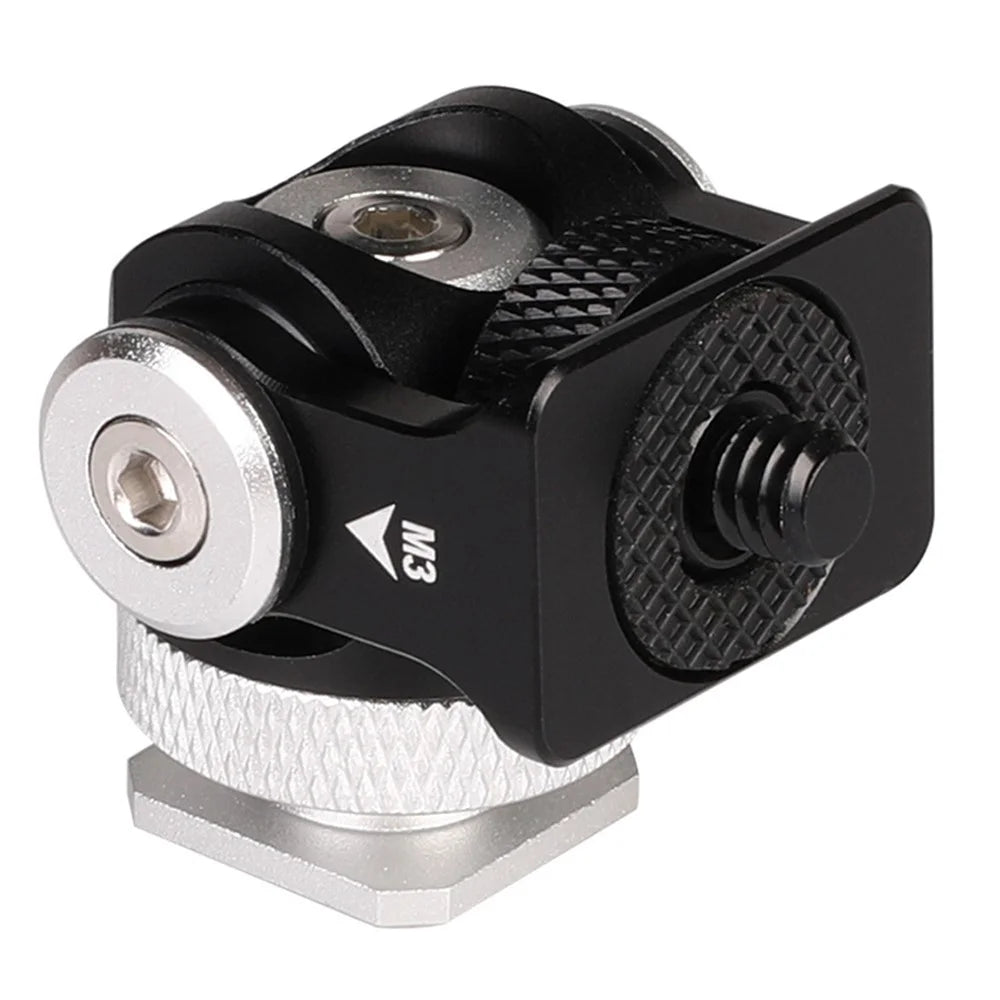 C037 360-Degree Rotating Gimbal for SLR Camera Quick Release Mount Adapter with Hot Shoe, 1 / 4 Screw Hole - 1