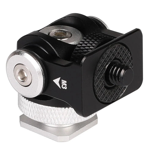 C037 360-Degree Rotating Gimbal for SLR Camera Quick Release Mount Adapter with Hot Shoe, 1 / 4 Screw Hole - 1