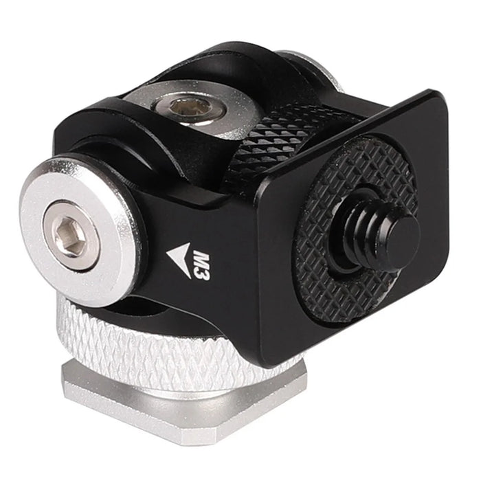 C037 360-Degree Rotating Gimbal for SLR Camera Quick Release Mount Adapter with Hot Shoe, 1 / 4 Screw Hole - 1
