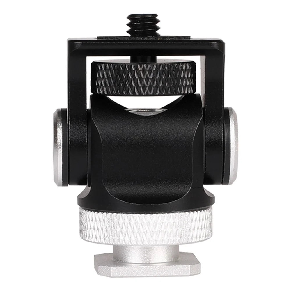 C037 360-Degree Rotating Gimbal for SLR Camera Quick Release Mount Adapter with Hot Shoe, 1 / 4 Screw Hole - 3